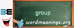 WordMeaning blackboard for group